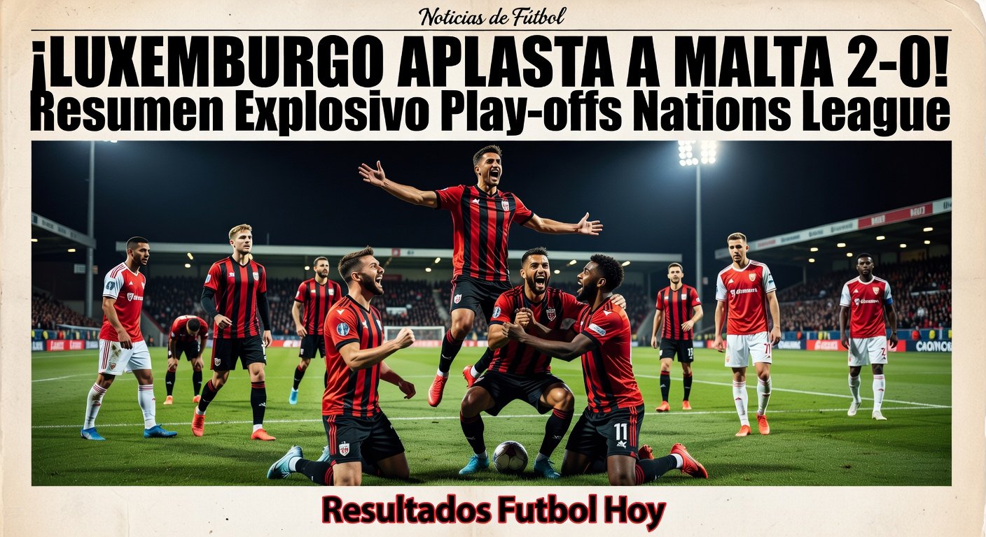 Luxembourg vs Malta UEFA Nations League Play-off