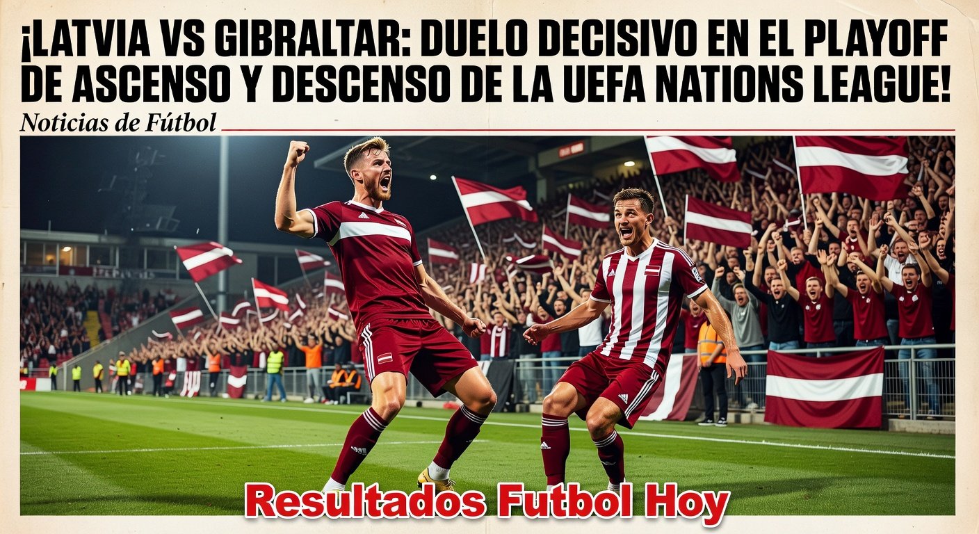 Latvia vs Gibraltar UEFA Nations League Play-off