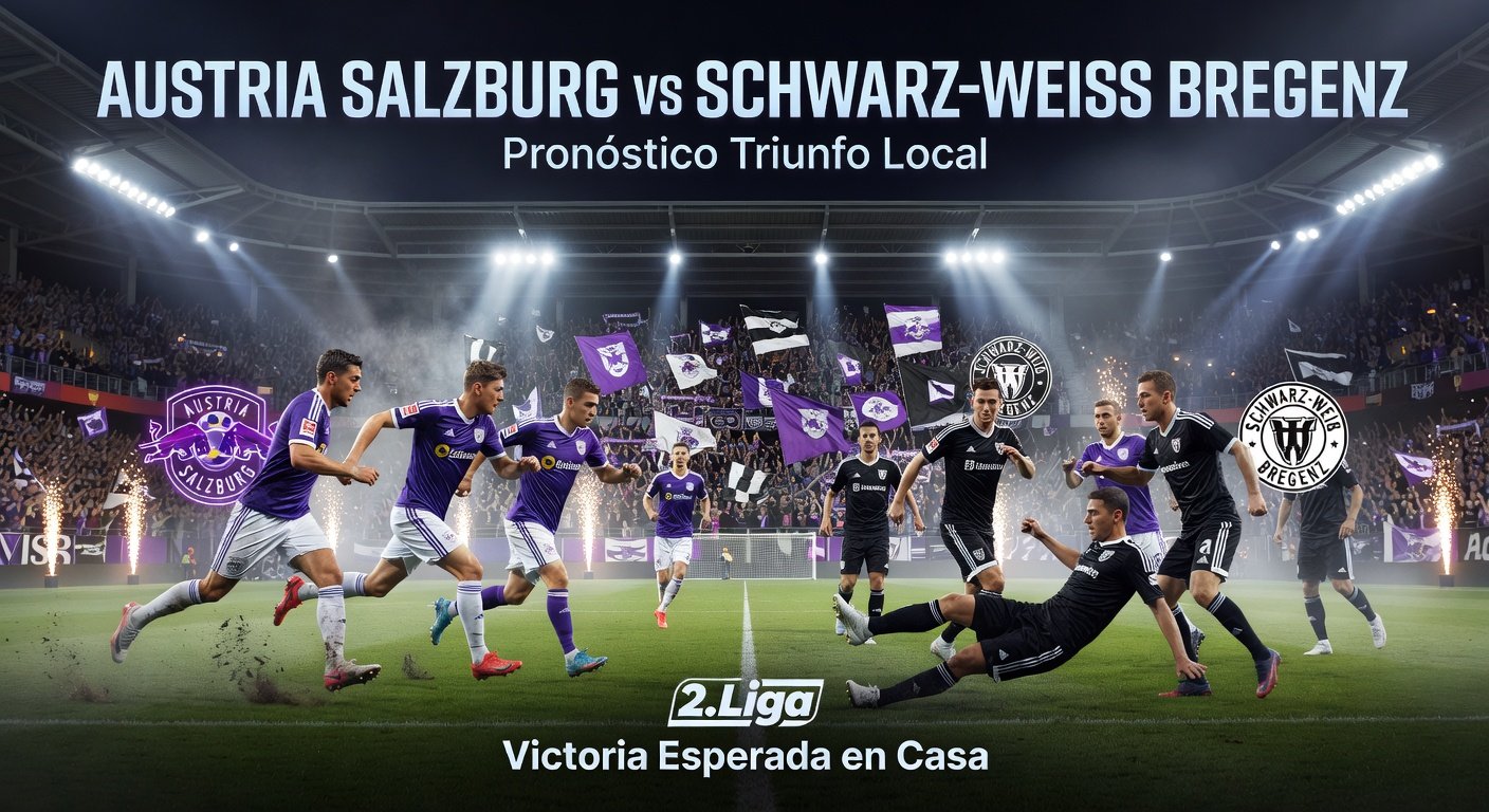 Austria Salzburg vs Schwarz-Weiß Bregenz Pronóstico / Prediction