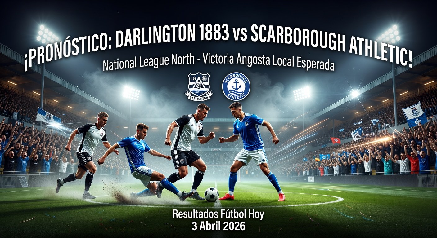Darlington 1883 vs Scarborough Athletic Pronóstico / Prediction