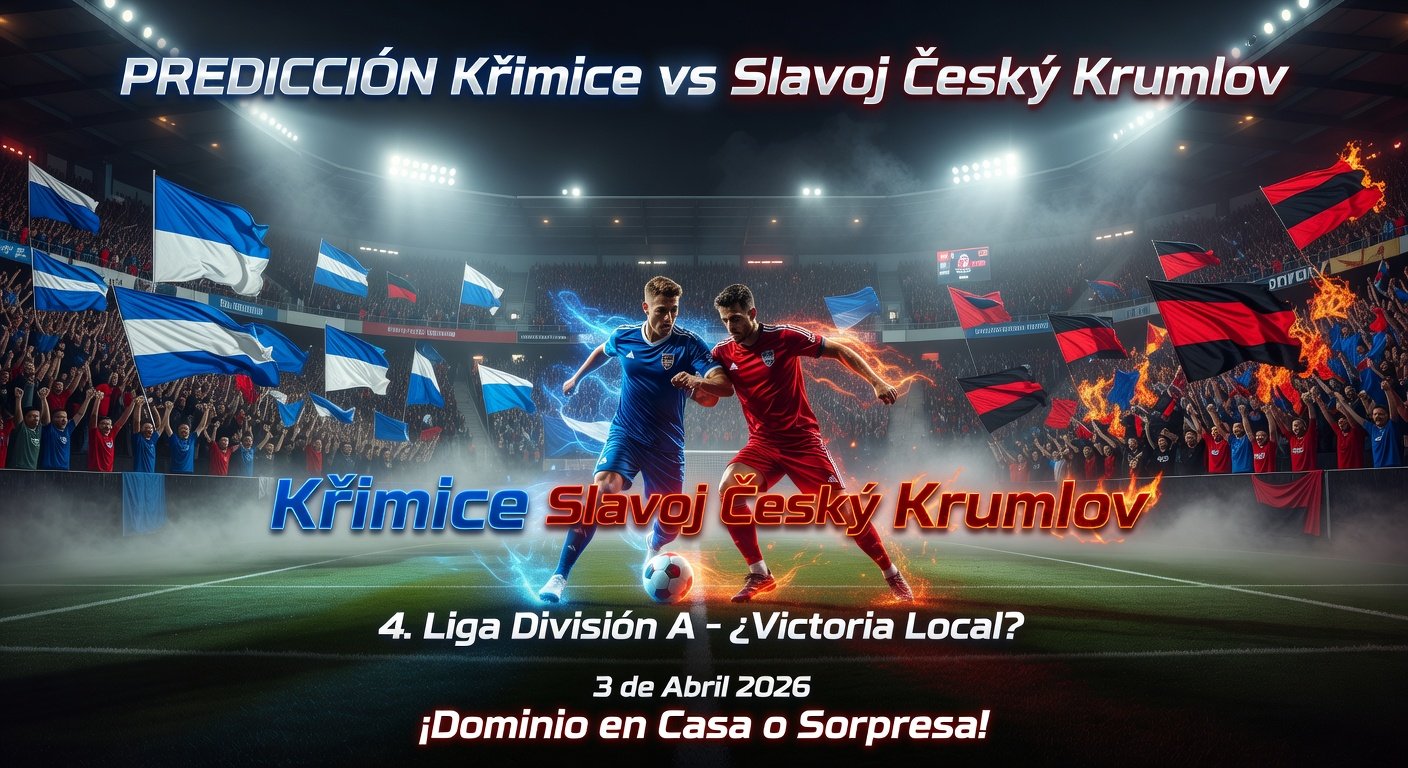 Křimice vs Slavoj Český Krumlov Pronóstico / Prediction