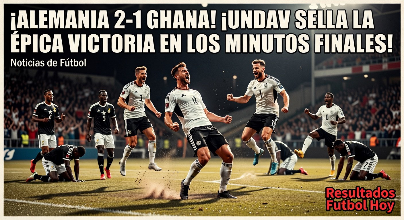 Germany Edge Ghana 2-1 in Friendly with Late Deniz Undav Winner (@TouchlineX, Mar 31)