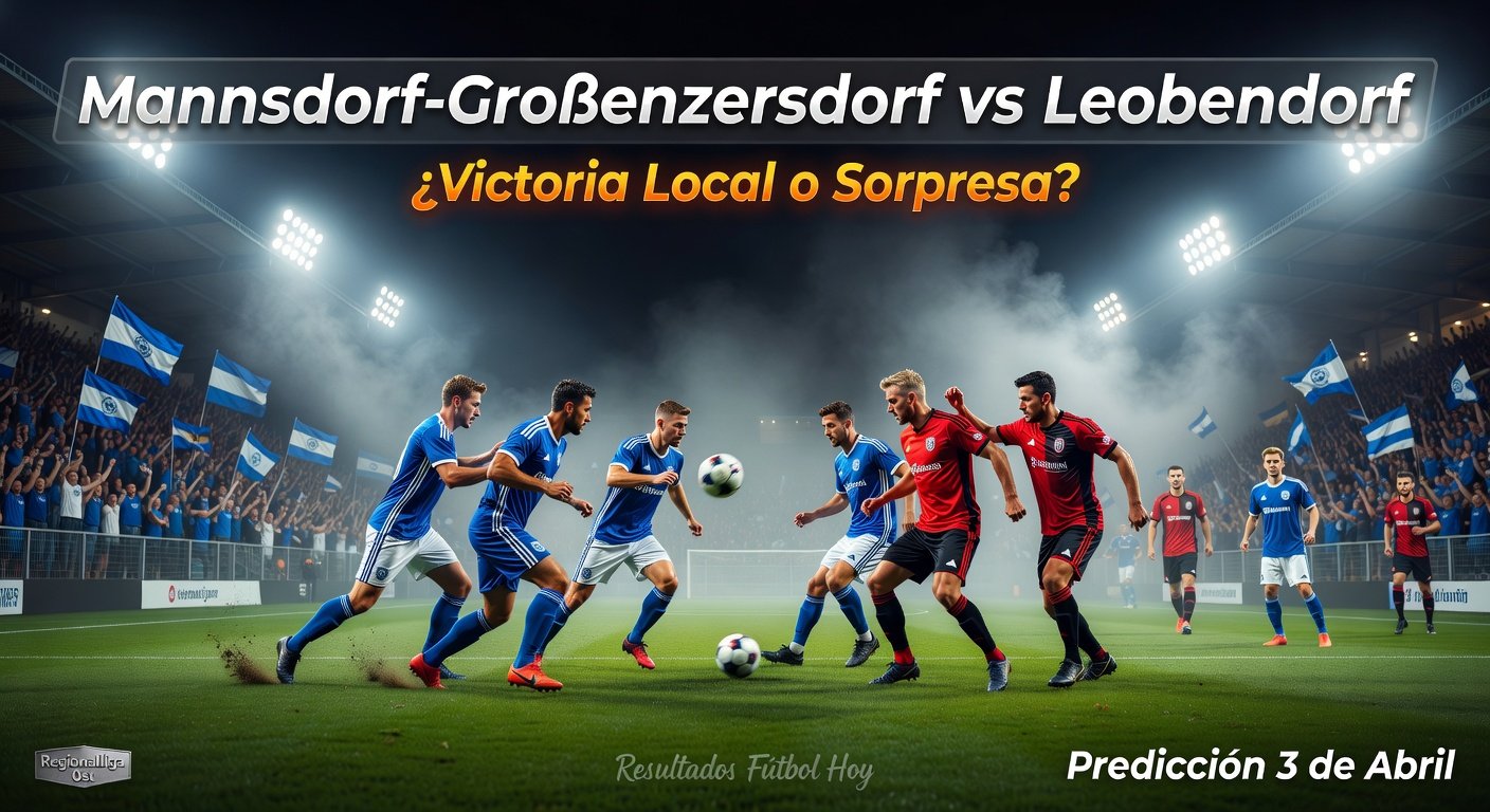 Mannsdorf-Großenzersdorf vs Leobendorf Pronóstico / Prediction