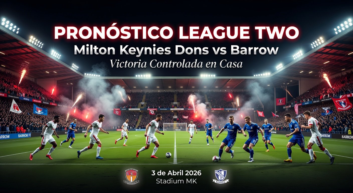 Milton Keynes Dons vs Barrow Pronóstico / Prediction