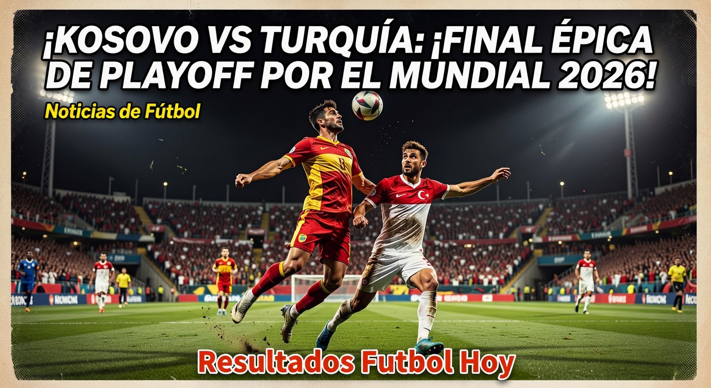 Kosovo vs Turkey World Cup 2026 Playoff Final