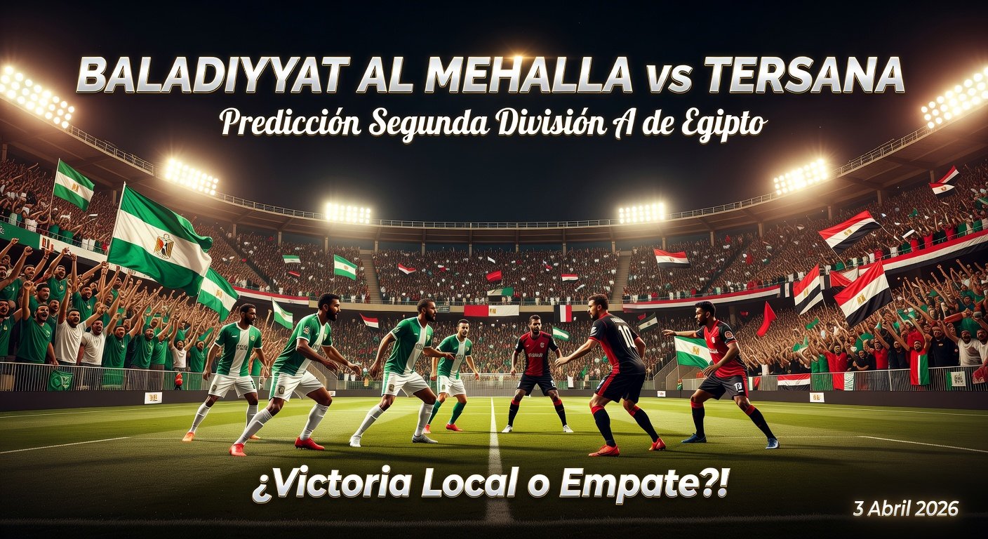 Baladiyyat Al Mehalla vs Tersana Pronóstico / Prediction